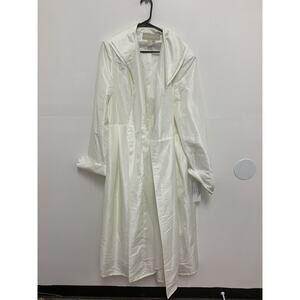 Dresses By Nubiano Women's Long Sleeve White Polyester Dress Size 20W